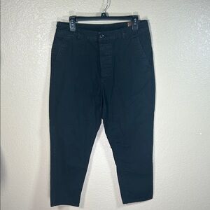 Men’s Black OSOS Straight-Leg Pants — Waist 32 — Classic Everyday Style